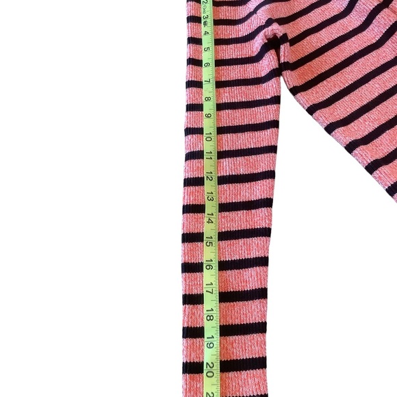 Ganni Striped Knit Sweater Pink & Black | Size XS - Picture 11 of 11